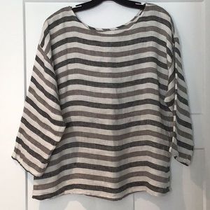 Meg by Design Linen Top NWOT